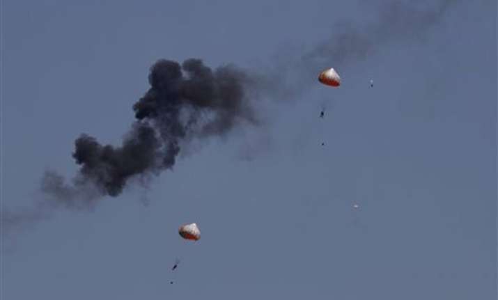 2 indonesia planes crash at air show practice pilots safe