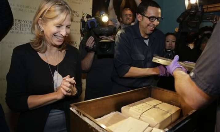 century old time capsule unsealed in new york