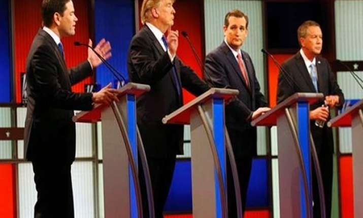 donald trump versus the rest republican race turns nasty