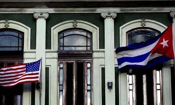 cuba s reopened embassy in us to fly original vintage flag