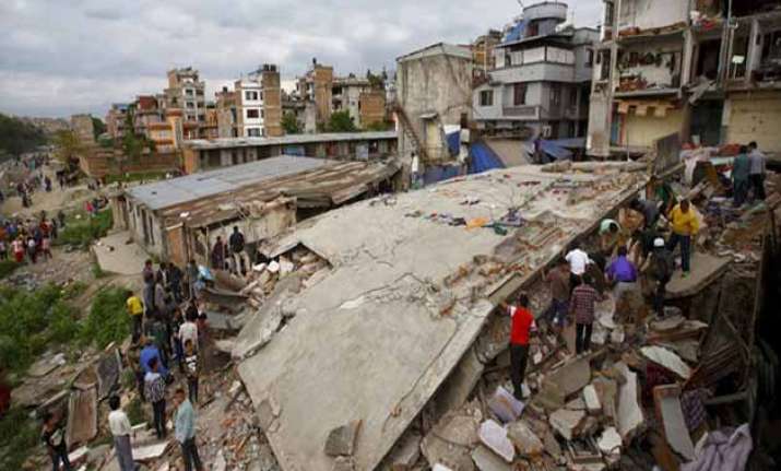 kathmandu valley rose 80 cm after quake shows survey