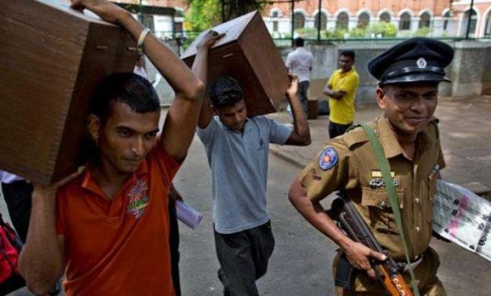 sri lanka goes to polls with tight security in place