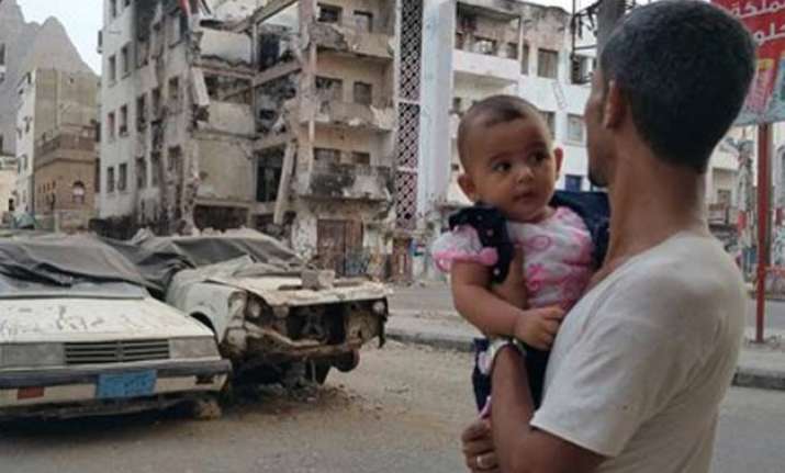shiite rebel shelling in yemen near aden kills at least 45