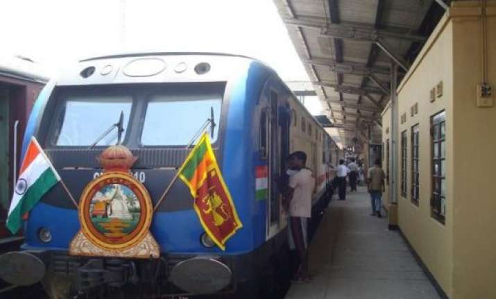 india assisted northern lanka railways trial run successful