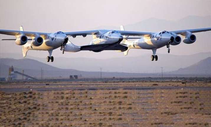 virgin s space tourism rocket makes inaugural test flight
