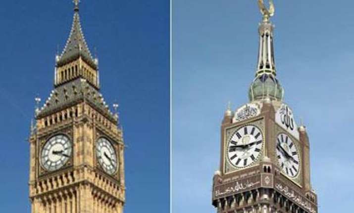 giant mecca clock challenges supremacy of greenwich mean