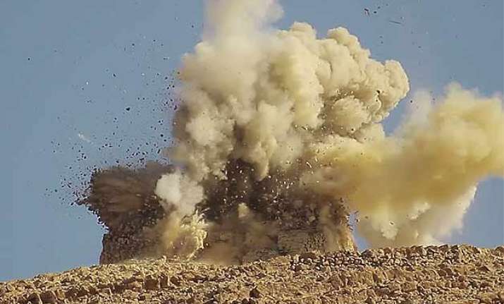 is video shows troops deaths in syria archaeological site