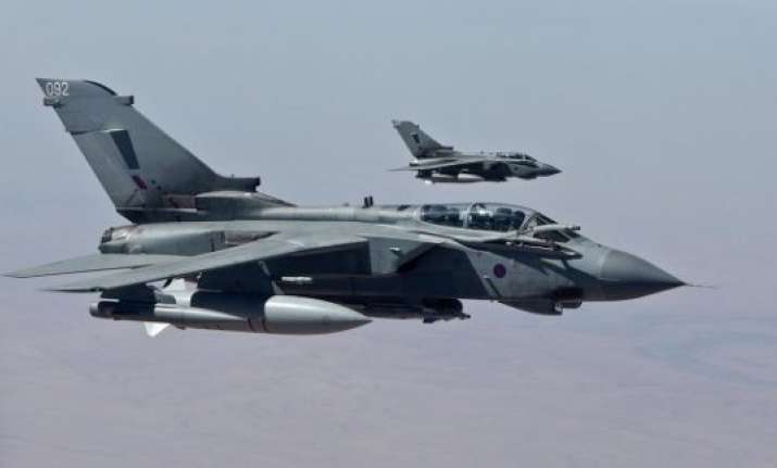 britain conducts first airstrike against is targets