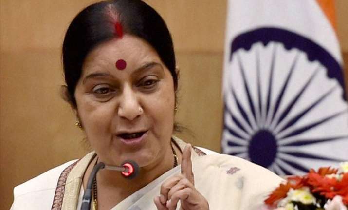 we must delink religion from terror sushma swaraj tells