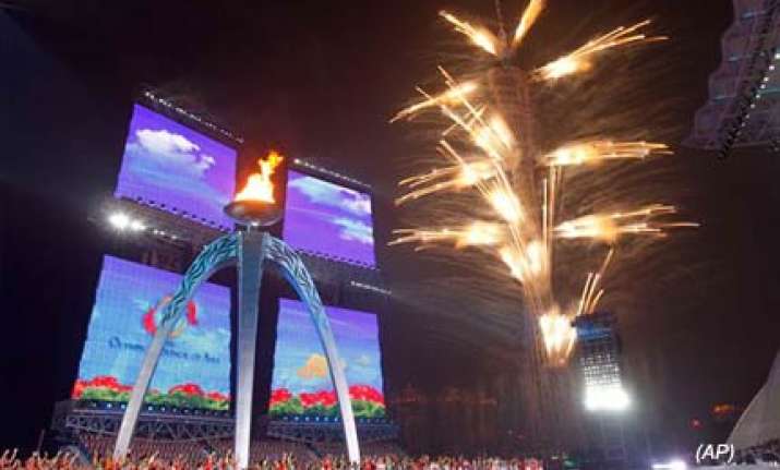 spectacular fireworks bring curtains down on asian games