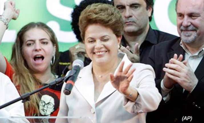 ex guerrilla dilma rousseff to be brazil s first female