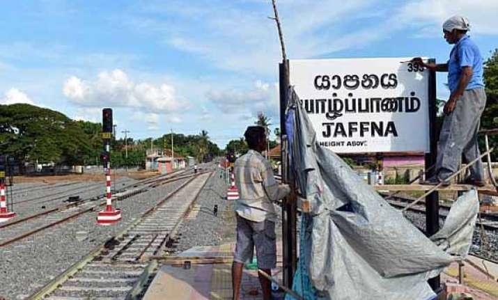 sri lanka restores railway to tamil heartland after 24 years