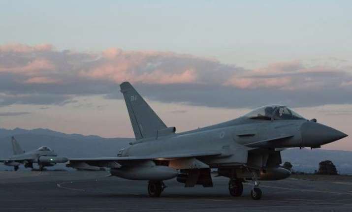 british air force jets intercept russian bombers nearing uk