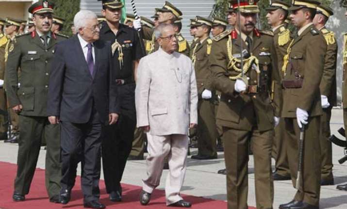 india announced projects worth 17.9 mn for palestine