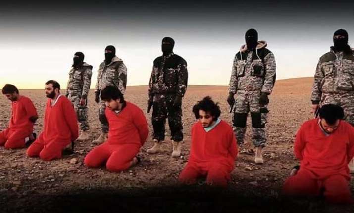 isis releases video showing execution of 5 men accused of