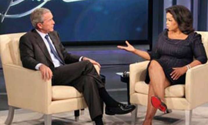 bush to speak with winfrey leno others