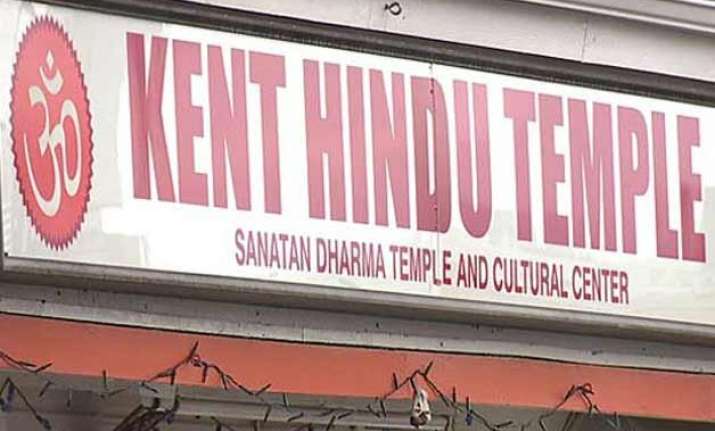 another hindu temple vandalised in the united states
