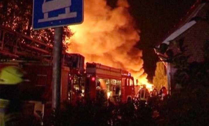 blast rocks chemical waste plant in germany
