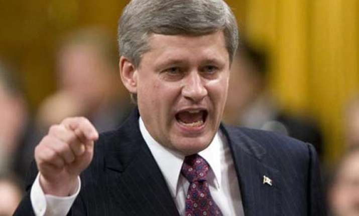 canada will never be intimidated says pm stephen harper