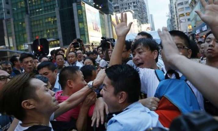 protests in hong kong after government calls off talks