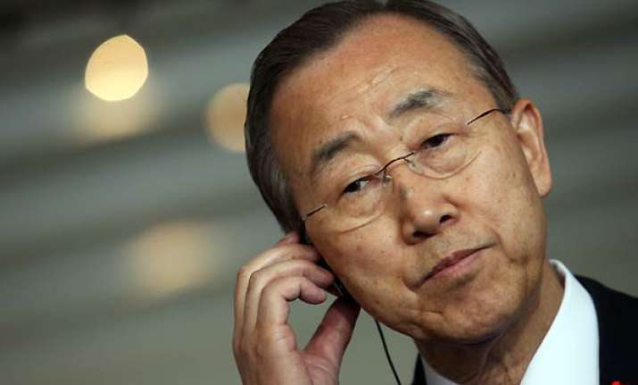 india pak must resolve kashmir issue says ban ki moon