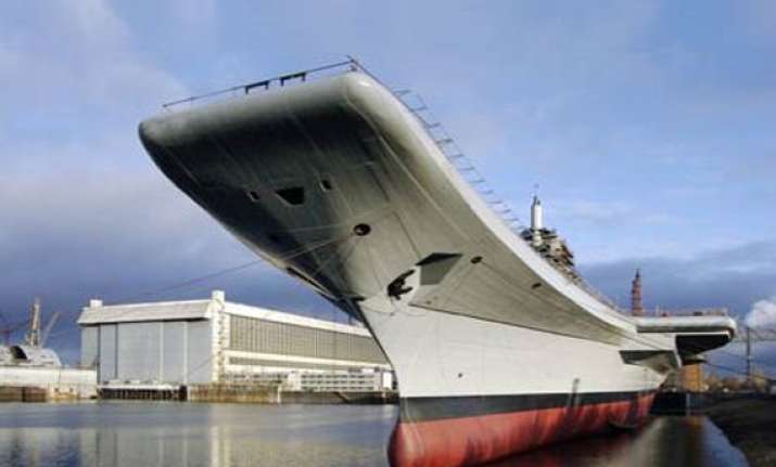 indian navy s russian built aircraft carrier starts sea
