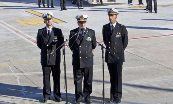 italian marines back home