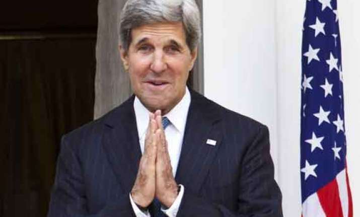 john kerry begins three day india visit