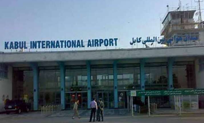 kabul airport attacked five taliban militants killed