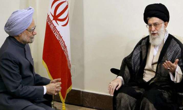 khamenei remembers gandhi nehru in his meeting with pm