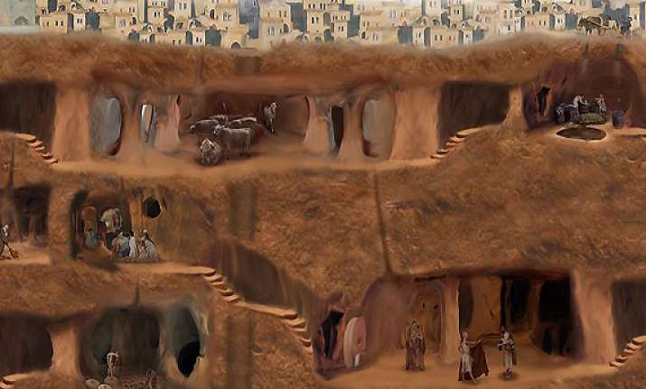 know about fascinating underground city of turkey derinkuyu