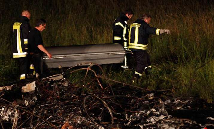 live video of airship crash pilot killed