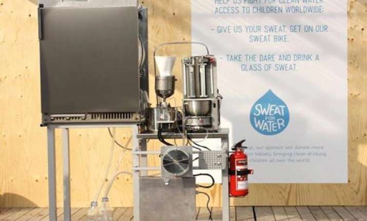 machine turns sweat into drinking water in sweden