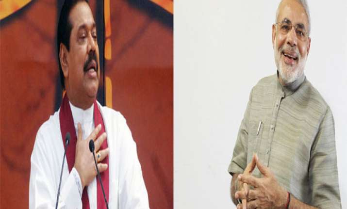 mahinda rajapaksa thanks narendra modi for inviting him for