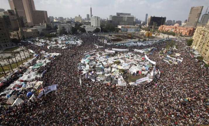 major protest sites of the world cairo s tahrir square part