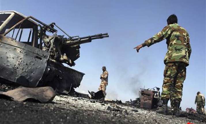 nato leaders vow to oust gaddafi libyan army pounds misurata