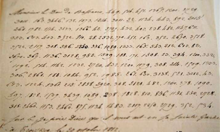 napoleon s secret coded kremlin letter on sale