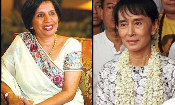 nirupama rao meets aung san suu kyi