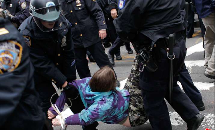 occupy protesters march nationwide 200 arrested