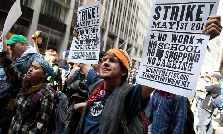 occupy wall street urges may 1 strike over arrests