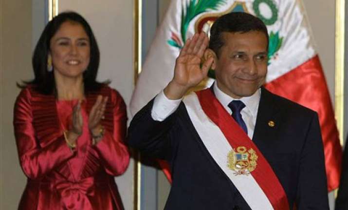 ollanta humala sworn in as peru president
