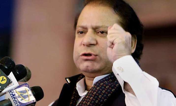 pak to resolve all issues with india through dialogue nawaz