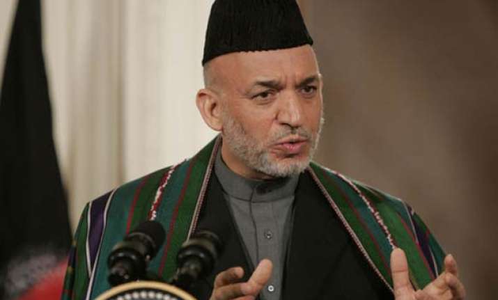 pak should be happy afghan is being helped by india karzai
