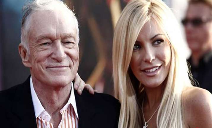 playboy hefner says playmate called off wedding