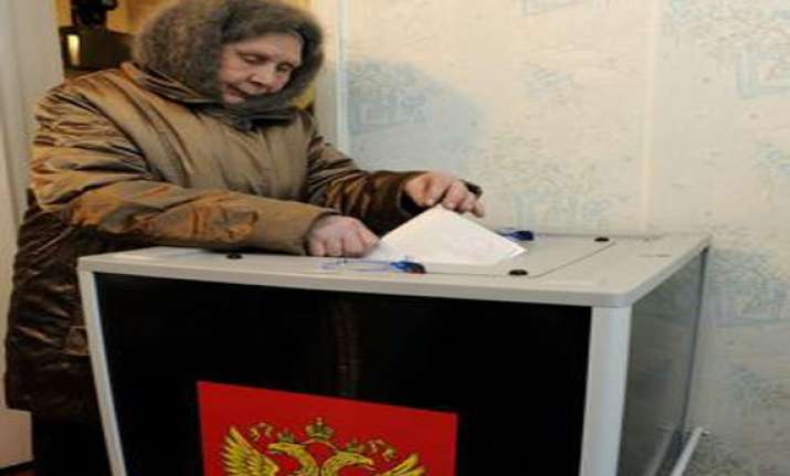 polling in progress for russian presidential elections