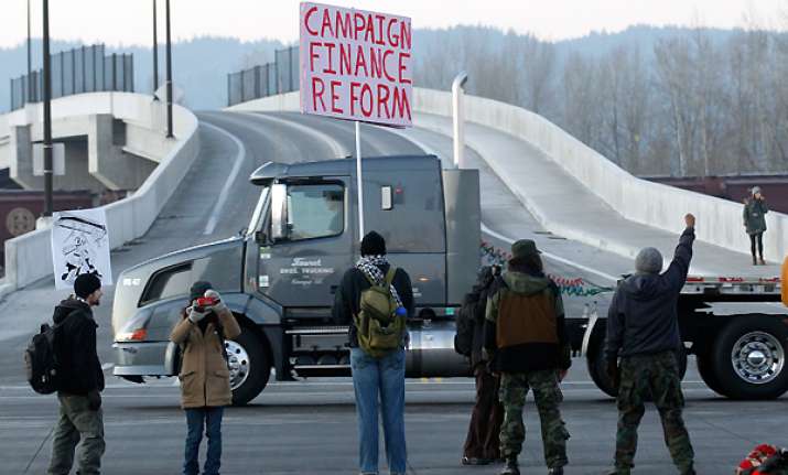 protesters halt operations at some western ports