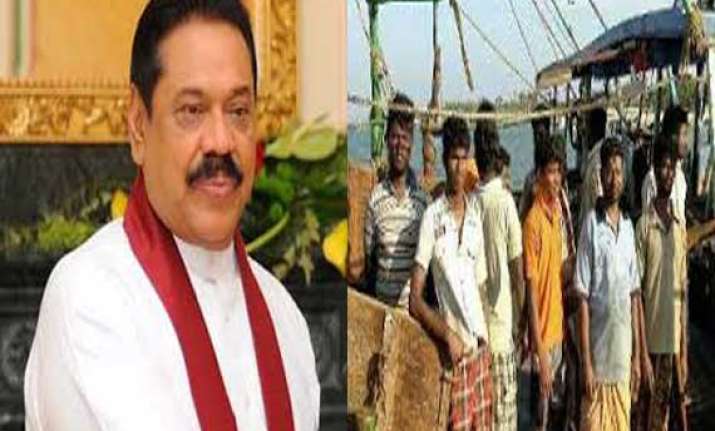 rajapaksa orders release of all indian fishermen