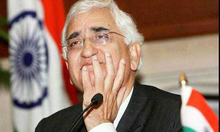 salman khurshid in kandahar backs karzai amid afghan stand