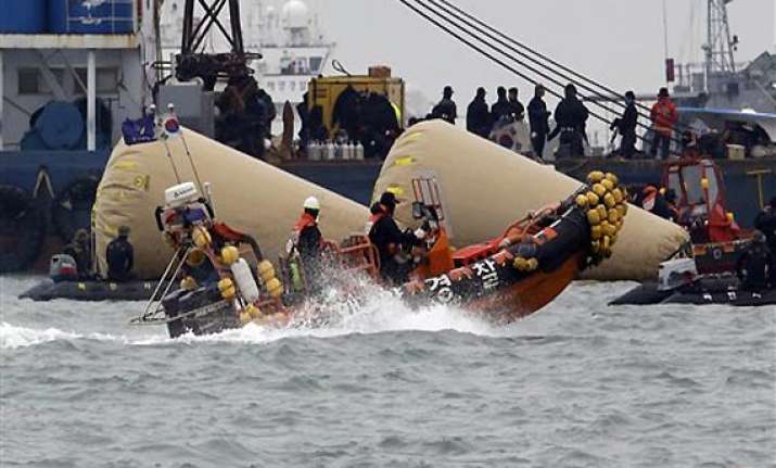 south korean ferry toll reaches 104