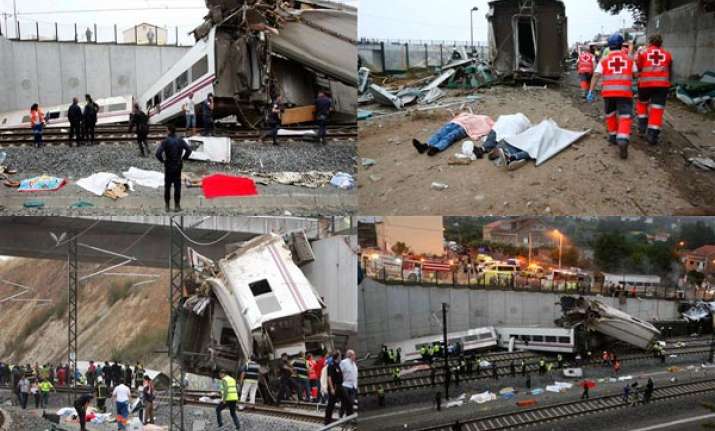 spain passenger train derails killing at least 77